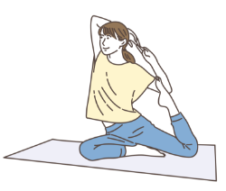 イラスト：鍛える